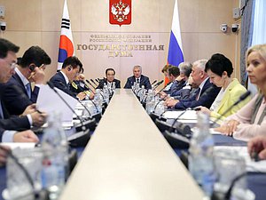 First meeting of the Interparliamentary Commission on Cooperation between the State Duma and the National Assembly of the Republic of Korea