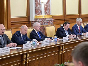 Встреча Председателя Правительства РФ Михаила Мишустина с членами фракции «Справедливая Россия — За правду»