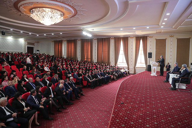 Председатель Государственной Думы Вячеслав Володин посетил Российско-Таджикский (Славянский) университет